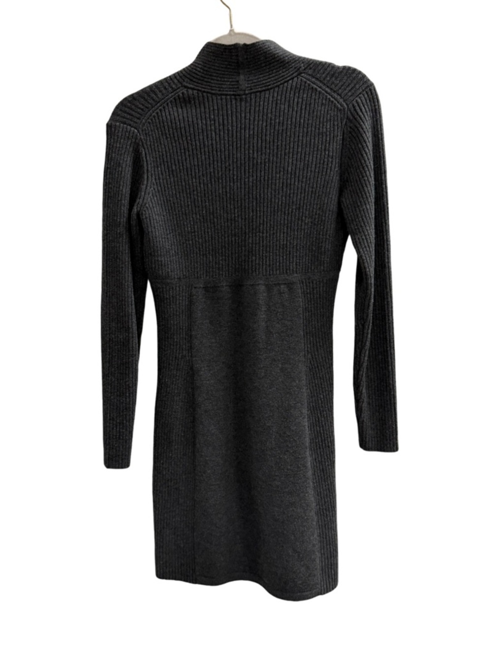 Athleta Chalet Sweater Dress Gray Merino Wool Dress Size Small - Picture 6 of 10